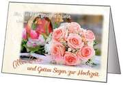 Faltkarten Hochzeit, 5 Stück Faltkarten Hochzeit, 5 Stück