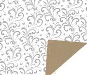 Secare Baroa weiß/gold 918068 250m/50cm Secare Baroa weiß/gold 918068 250m/50cm