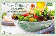 Reinhard Engeln - Kräuter-Dip-Postkarte - Im Garten wächst mehr, Kräuter-Dip-Postkarte - Im Garten wächst mehr,