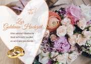Zur Goldenen Hochzeit - Faltkarte Zur Goldenen Hochzeit - Faltkarte