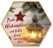Schafmilchseife Stern "Frohe Weihnachten und Gottes Geleit" Schafmilchseife Stern "Frohe Weihnachten und Gottes Geleit"