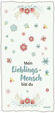 Handtuch "Mein Lieblingsmensch bist du" Handtuch "Mein Lieblingsmensch bist du"