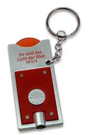 Schlüsselanhänger LED - Licht - rot