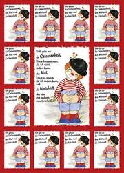 Aufkleber-Gruß-Karten: Gott gebe mir die Gelassenheit, 12 Stück Aufkleber-Gruß-Karten: Gott gebe mir die Gelassenheit, 12 Stück
