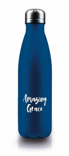 Isolierflasche "Amazing Grace" - blau