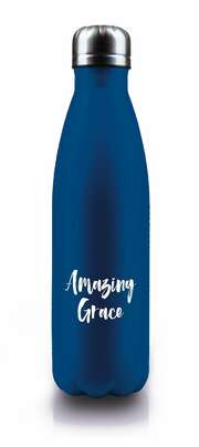 Isolierflasche "Amazing Grace" - blau