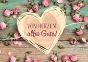Faltkarte - Von Herzen alles Gute! Faltkarte - Von Herzen alles Gute!
