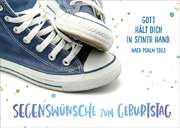 Postkartenserie "Blaue Sneakers" - 12Stk. Postkartenserie "Blaue Sneakers" - 12Stk.