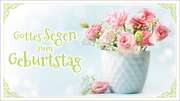 Schokoladengrüße "Gottes Segen zum Geburtstag" (40g) Schokoladengrüße "Gottes Segen zum Geburtstag" (40g)