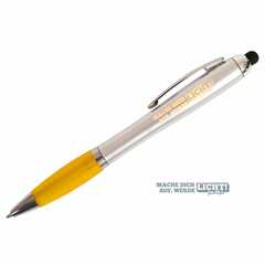 Kugelschreiber mit LED-Licht - gelb