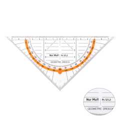 Geodreieck - neon-orange