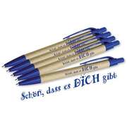 Kugelschreiber "Schön, dass es dich gibt" blau (10er Beutel) Kugelschreiber "Schön, dass es dich gibt" blau (10er Beutel)