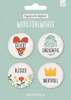 Magnet-Set 4er - Wohlfühlworte Magnet-Set 4er - Wohlfühlworte