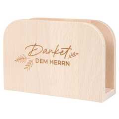 Serviettenständer Holz "Danket dem Herrn"