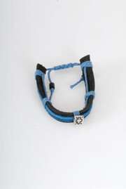 Armband "Kreuz" schwarz/blau Armband "Kreuz" schwarz/blau