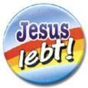 Ansteckbutton "Jesus lebt!"