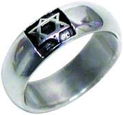 Fingerring "Davidstern" - Unigröße Fingerring "Davidstern" - Unigröße