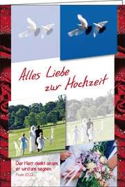 Faltkarte "Alles Liebe zur Hochzeit" - Hochzeit Faltkarte "Alles Liebe zur Hochzeit" - Hochzeit