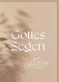 Faltkarten "Gottes Segen zum Geburtstag" Faltkarten "Gottes Segen zum Geburtstag"
