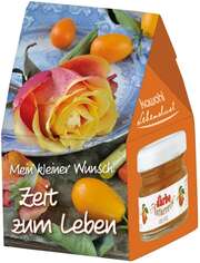 Konfitüre "Mein kleiner Wunsch: Zeit zum Leben" Konfitüre "Mein kleiner Wunsch: Zeit zum Leben"