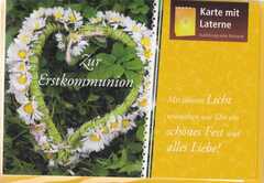 Laternenkarte - Zur Erstkommunion