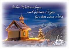 Coffee to send "Frohe Weihnachten und Gottes Segen"