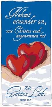 Handtuch "Nehmt einander an" Handtuch "Nehmt einander an"