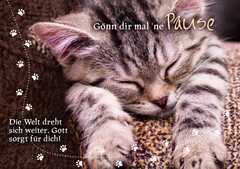Gönn dir mal 'ne Pause - Faltkarte Gönn dir mal 'ne Pause - Faltkarte