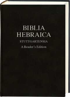 Donald R. Vance - Biblia Hebraica Stuttgartensia - A Reader´s Edition Biblia Hebraica Stuttgartensia - A Reader´s Edition