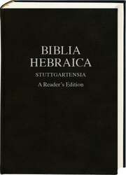 Biblia Hebraica Stuttgartensia - A Reader´s Edition