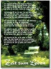 Postkarten: Zeit zum Leben, 4 Stück Postkarten: Zeit zum Leben, 4 Stück