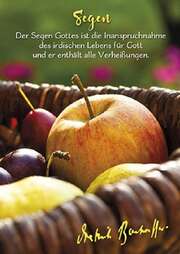 Dietrich Bonhoeffer - Postkarten: Segen, 4 Stück Postkarten: Segen, 4 Stück