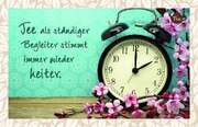 Tee-Postkarte - Tee als ständiger Begleiter Tee-Postkarte - Tee als ständiger Begleiter
