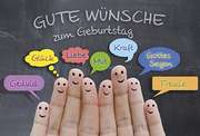Faltkarte: Gute Wünsche zum Geburtstag Faltkarte: Gute Wünsche zum Geburtstag