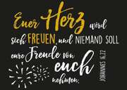 Postkartenserie "Euer Herz wird sich freuen" - 12 Stück Postkartenserie "Euer Herz wird sich freuen" - 12 Stück