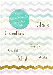 Postkarten: Meine besten Wünsche, 4 Stück Postkarten: Meine besten Wünsche, 4 Stück
